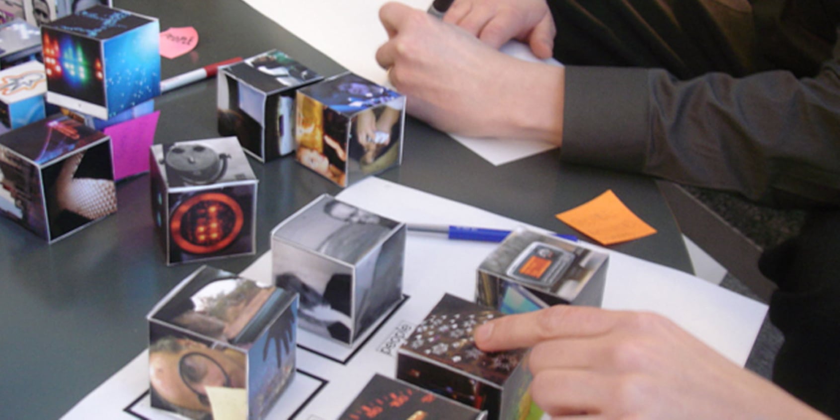Idea Cubes participatory design workshop