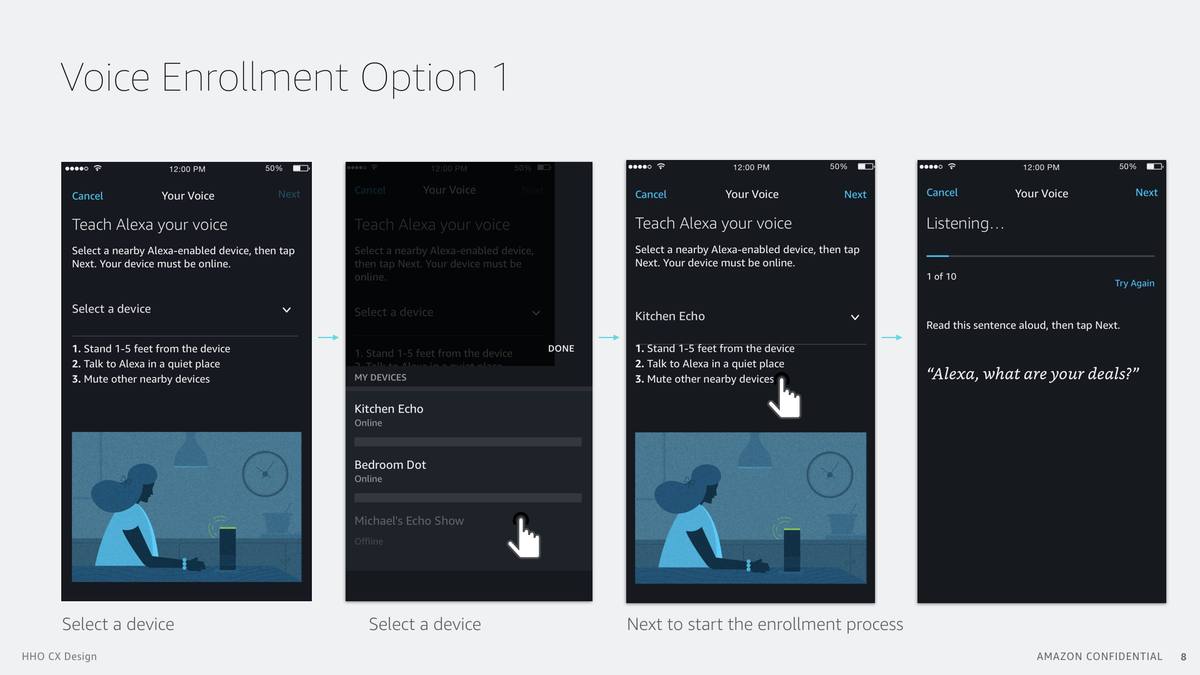 Voice Enrollment Option 1