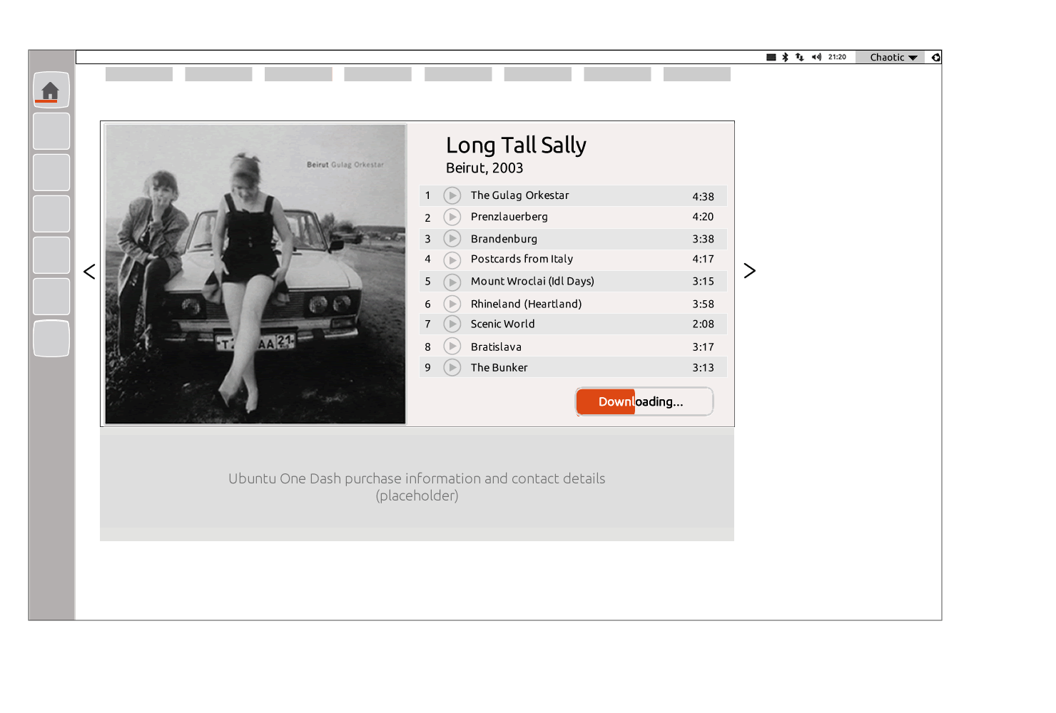 Post-purchase — downloading state animated