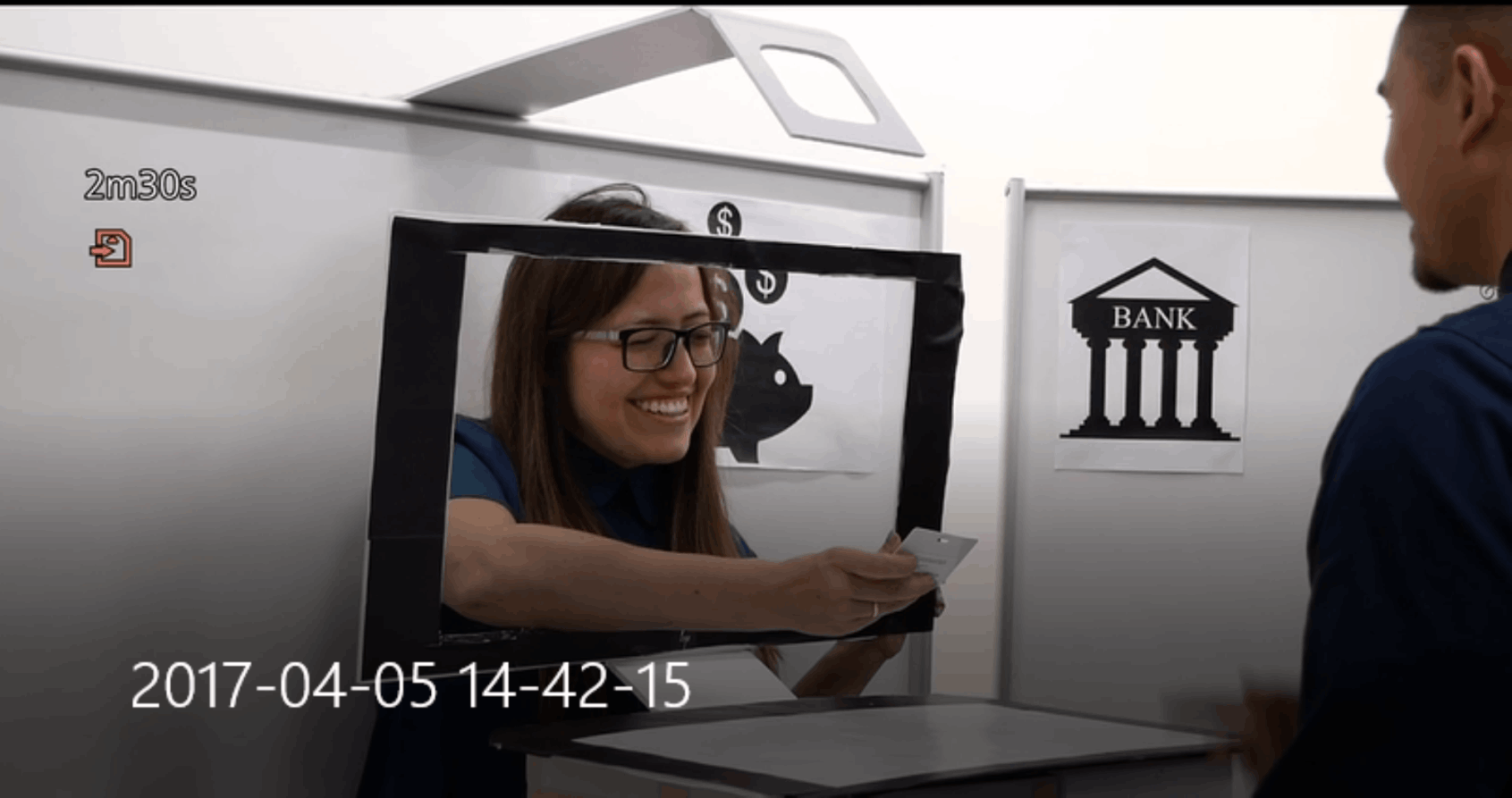 Experience prototyping and role-playing session