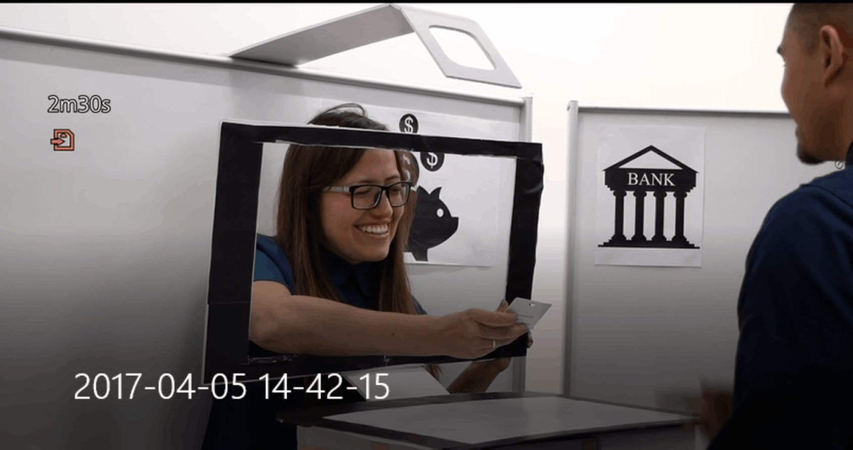 Experience prototyping and role-playing session